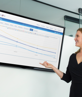 business-woman-with-lg-flat-screen-tv-mockup-template-90980